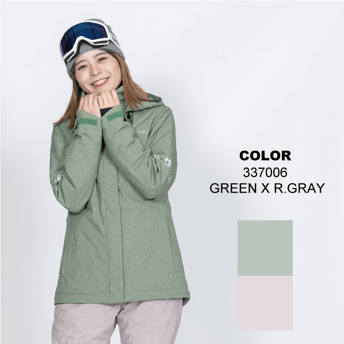 ons86530 GREEN×R.GRAY