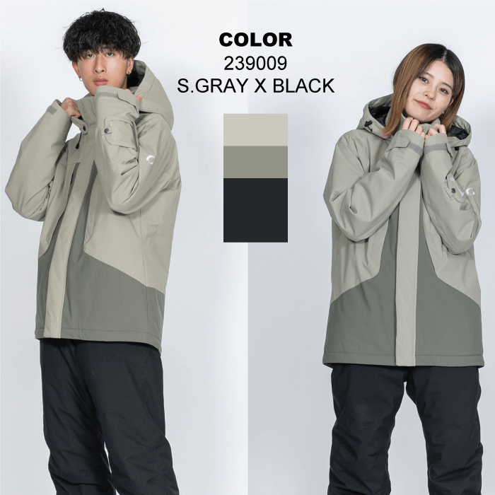 ons96510 S.GRAY×BLACK