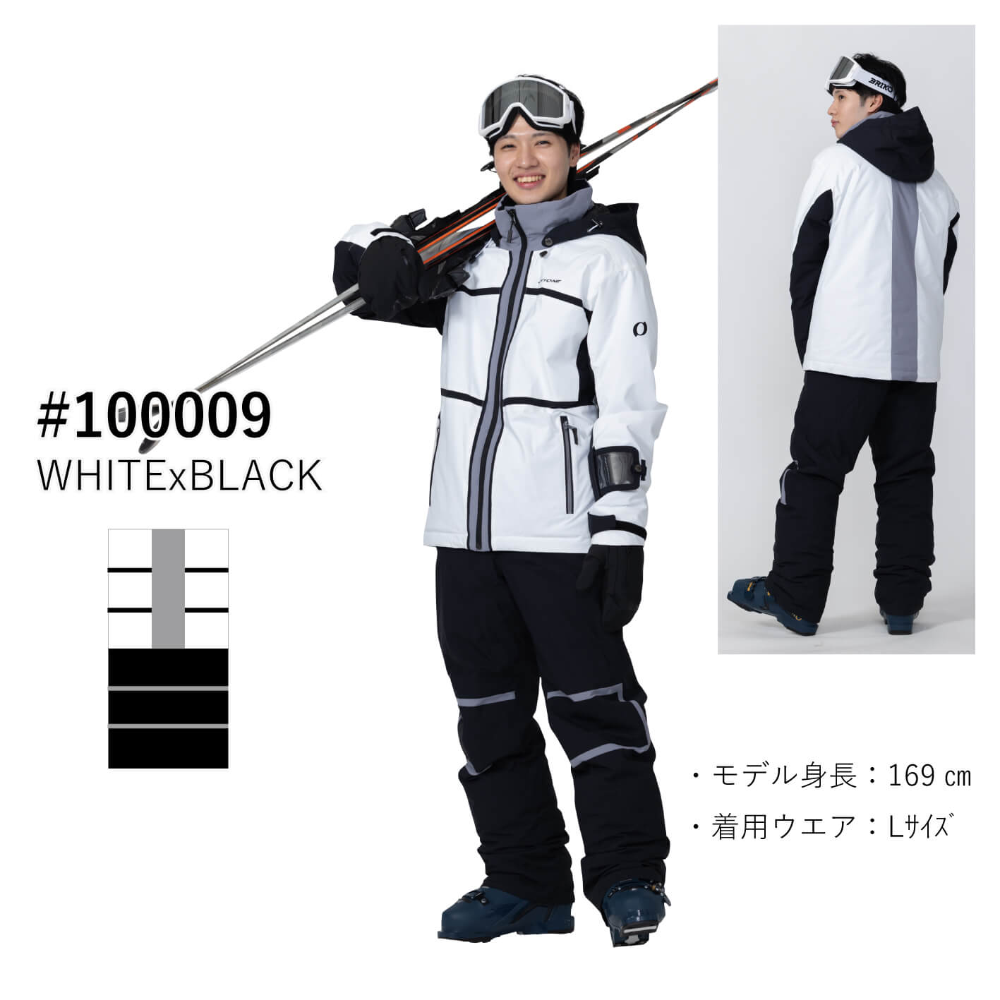 ons97520 WHITE×BLACK(100009)