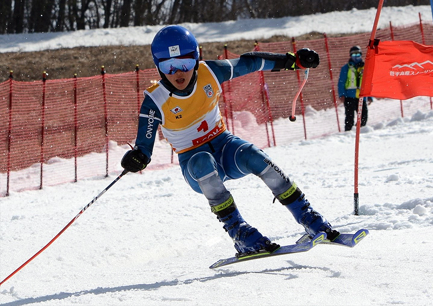 K2女子優勝　堺　麻里杏選手（富山大学付属中学校）