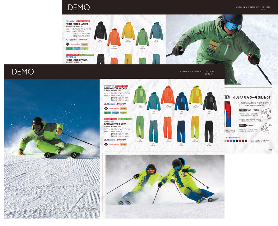 ONYONE SKI 2020-21 WINTER CATALOG