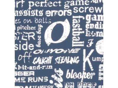 BASEBALLにまつわる用語を散りばめた遊び心のあるデザイン