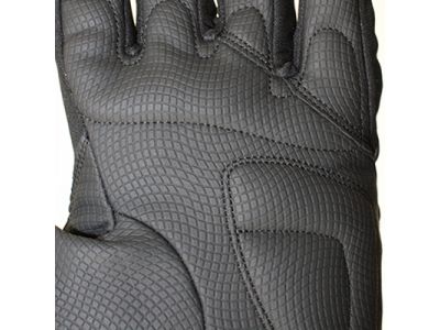 走行中に手の平に掛かる振動や圧迫による疲労軽減を目的としてソフトパッドを配置。