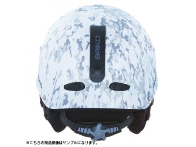 後グラフィック　ゴーグル止めストラップ。