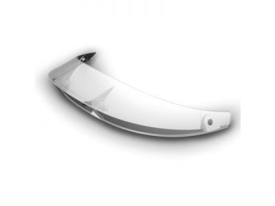 空気の流れを整え、首への負担を軽減するスポイラー付き。