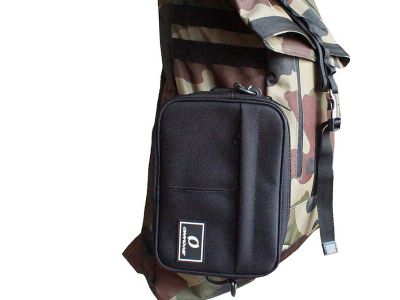 バッグのサイドベルトに取付可能