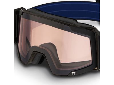 紫外線に反応してレンズ自体の色が変わる「調光トラマレンズ」。透過率は8％から80％まで幅広く変化します。いかなる天候、光線の状況であっても最良の視界を確保し、目を保護します。