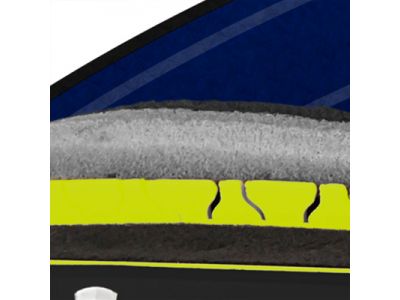 3層スポンジを採用しているので高いフィット性を可能にしています。