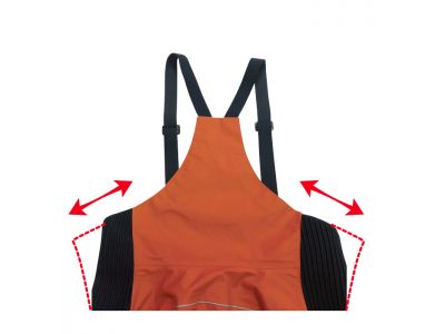 膝を曲げる動作を想定したパターンを採用しているので、屈伸時の動作ストレスを軽減します。