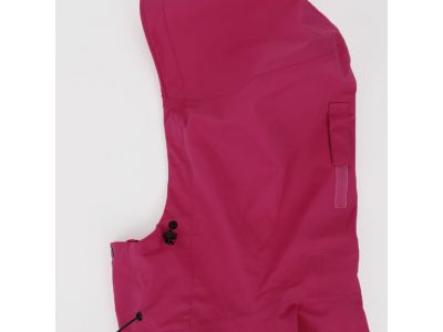 フードアジャスター：フード前のドローコードと後ろのアジャスタータブでフードの大きさを調整可能