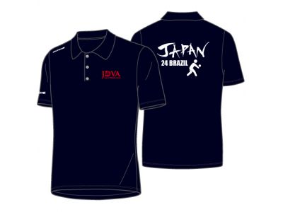 【受注生産】JDVAレプリカショルダーポロシャツ・ネイビー