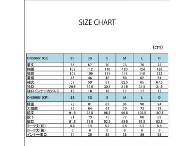 サイズチャート