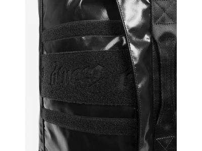 ワッペン装着可能なblueeqロゴ型押しベルクロ