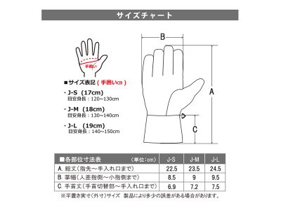 サイズチャート