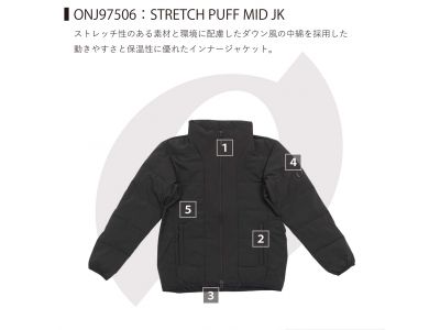 ジャケット機能説明番号