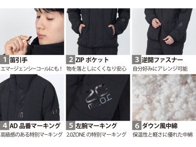 ジャケット機能説明