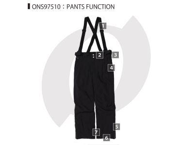 パンツ機能説明番号