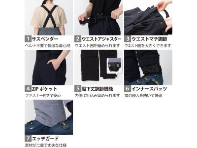 パンツ機能説明