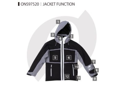 ジャケット機能説明番号